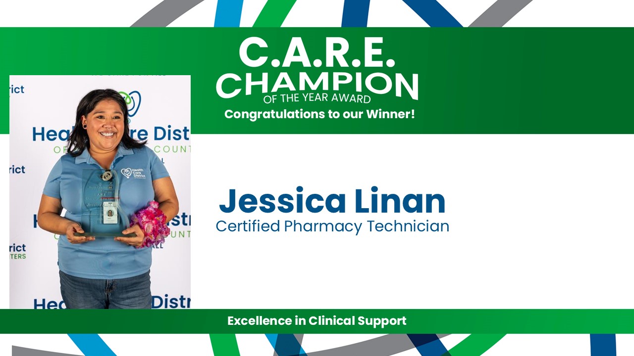 2025 CARE Champion of the Year - Jessica Linan